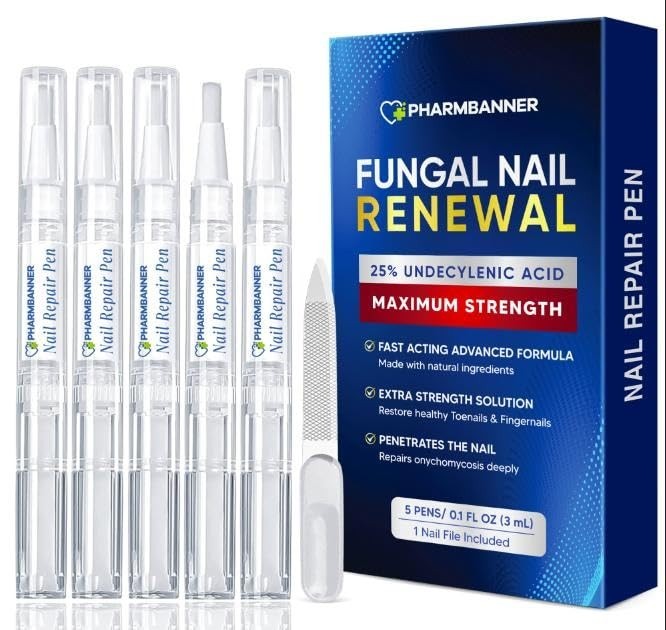 Extra Strength Nail Care Solution: Natural Formula – Complete Nail Restoratio…
