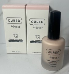 2 Cured By Julep Strengthen + Treats Sheer Pearl 0.74oz Vegan Vitamins