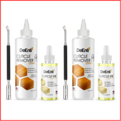 CUTICLES MAINTENANCE PACK Remover Cuticle Oil Nails 2 Pack DEENTERPRISES, INC.