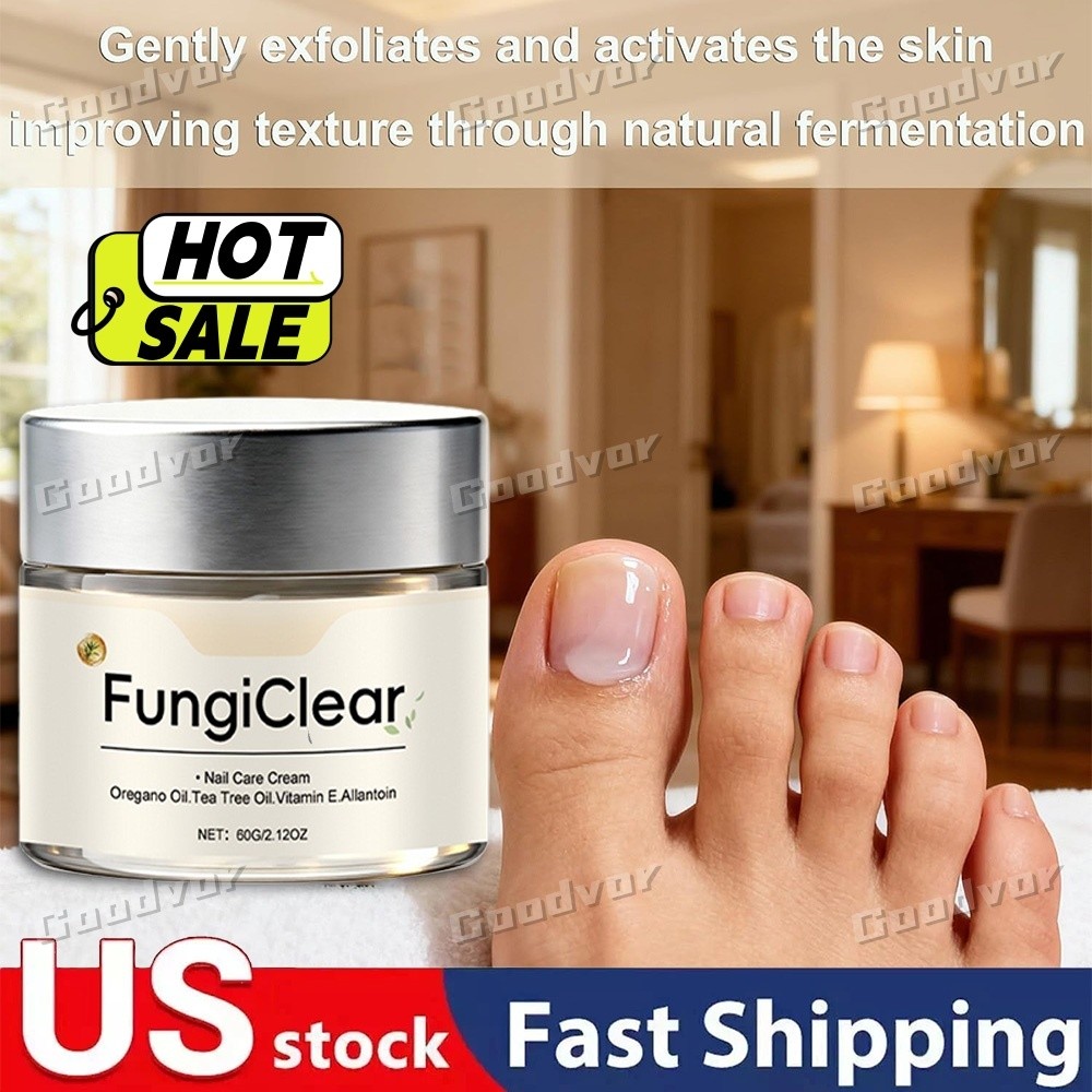 FungiClear Phrena Nail Care Cream With Tea Tree Oil, Oregano Oil, Vitamin E ~US