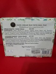Hand Cream Duo With Nail File 2 Hand Cream 30 ml Each Gift Set Vegan Friendly