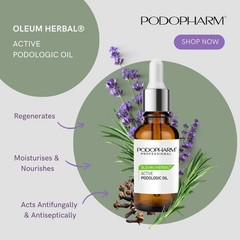 Podopharm Oleum Herbal Active Podologic Oil, 10ml/ 0.34fl.Oz