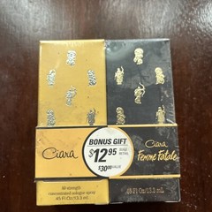 2 Ciara Revlon 1x Femme Fatale 1x Ciara cologne spray 0.45 oz original, vintage