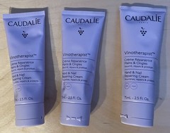 Caudalie Vinotherapist Hand & Nail Cream 75ml – 2.5oz NEW – Lot of 3