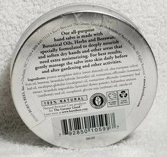 Burt’s Bees HAND SALVE All-Purpose Oils Herbs Beeswax Nourish Soft 3 oz/85g New