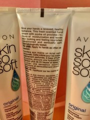 Lot Of 4 AVON Skin So Soft ORIGINAL +JOJOBA Replenishing Hand Cream 3.4 oz