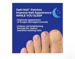 Opti-Nail Fungal Nail Renewal Patches Night-Time Overnight Treatment, 21 Patches