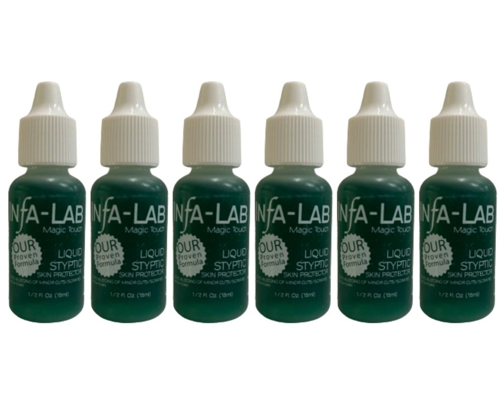 Infalab Magic Touch Liquid Styptic Skin Protector – 15ml each- 6pc Combo