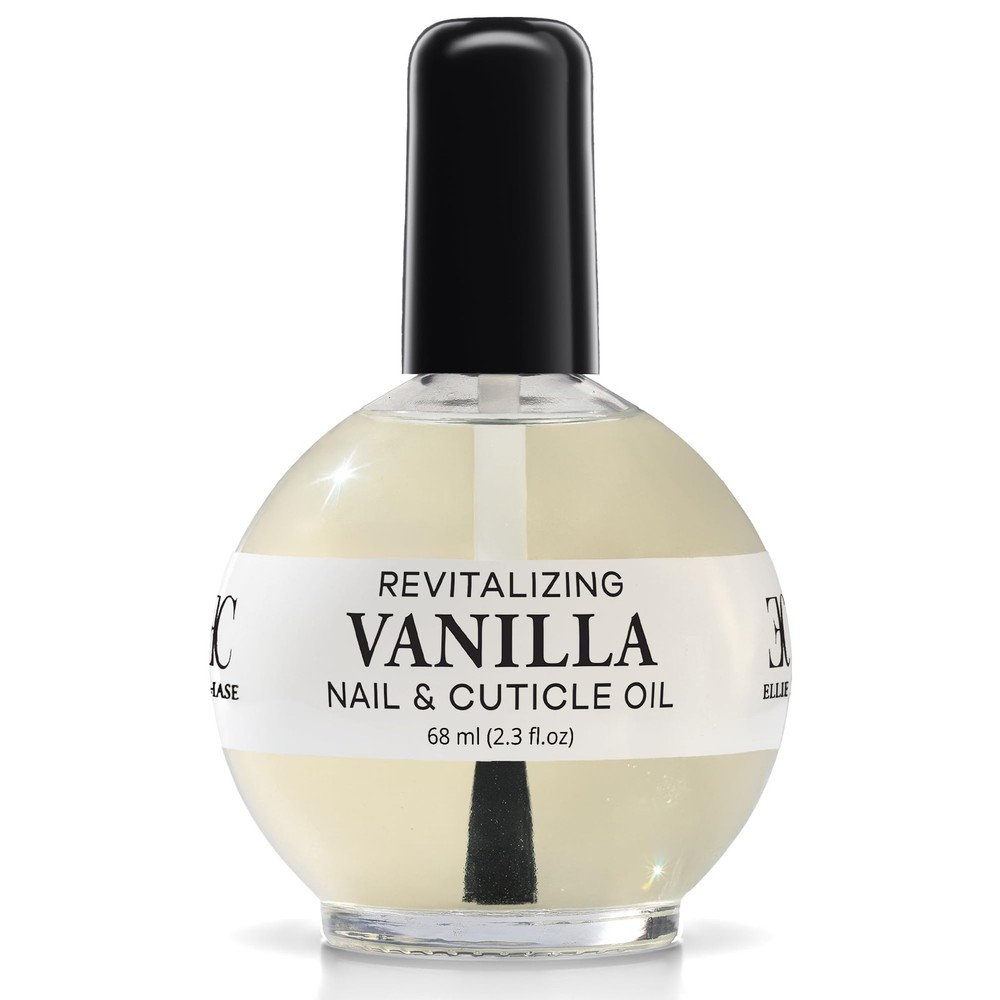Moisturizing Cuticle & Nail Care Oil 2.3 Fl Oz – Vanilla Scented – Jojoba, Aloe,