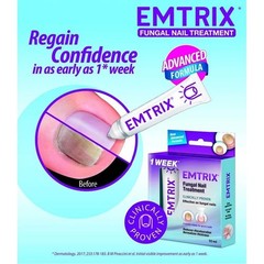 Emtrix Nail Fungus Treatment 10ml Nail Infection Care for Toenails 1 Week Effect