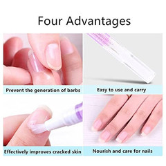 6Pcs Nail Cuticle Oils Nail Nutrition Oil Pen Nail Nourishment Pens 6 Smell Cuti