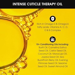 Nourishing Cuticle Oil – Intense Therapy with 10 Essential Oils, Vegan & 10-Free