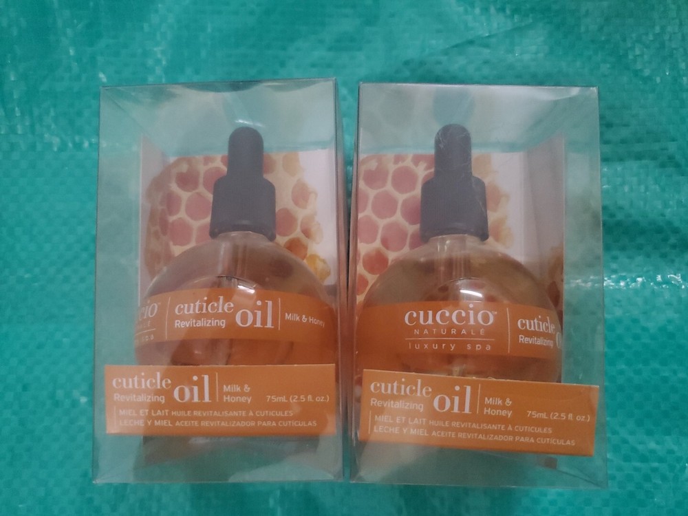 Cuccio Naturale Revitalizing Cuticle Oil Milk & Honey 2.5 Oz [Lot Of 2]
