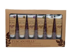 Tuscan Hills Hand Cream Gift Set-6 different 1 Oz. Scented Hand Creams