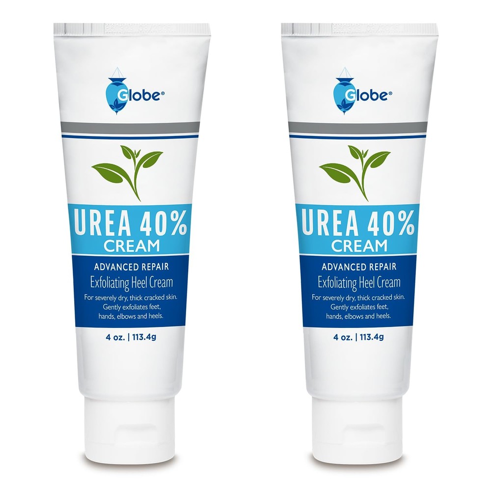 Globe (2 Pack Urea Cream 40% – (4 oz) Intensive Hydration 4 Ounce (Pack of 2)