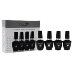 Cuccio Veneer Treatment Pack+Brush-On Builder 0.43 oz + Milk & Honey Oil 2.5 Oz