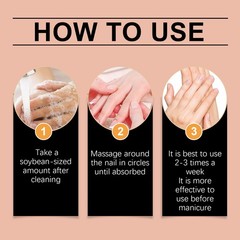 Exfoliating Softening Hand Cream for Cuticle Care and Hydrating Nail Treatment