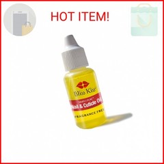 Bliss Kiss | Fragrance Free | Nail Oil Cuticle Dropper w/Vitamin E & Jojoba⏤Nail