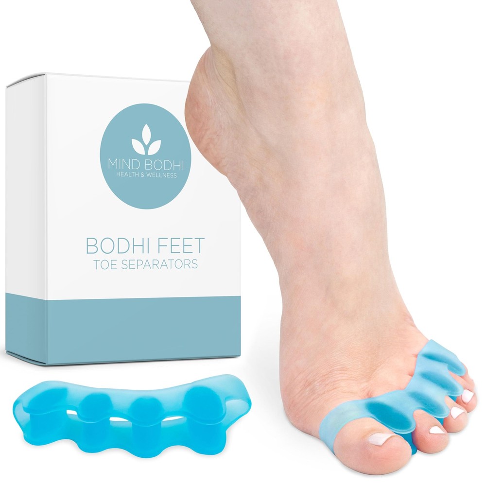 Mind Bodhi Toe Separators/Toe Spacers – For Men and Women Regular Size, Blue