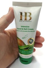 H&B Intensive Hand & Nail Cream, Dead Sea Minerals Avocado Oil & Aloe Vera 100ml