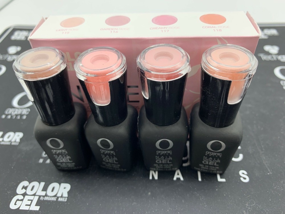 Color Gel NUDE Kit 4 colores pequeños de 7.5 ml. ea