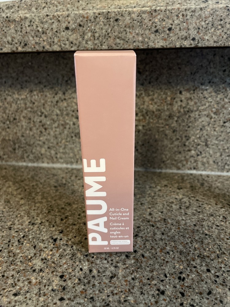 Paume All-in-One Cuticle & Nail Cream Full Size New in Box 22 ML .75 Oz