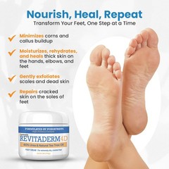 Revitaderm 4D Urea Cream 40 Percent for Feet Maximum 4 Ounce (Pack of 1)