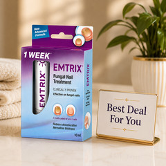 Emtrix Fungal Nail Treatment 10ml Easy Application Original Nail Care Solution