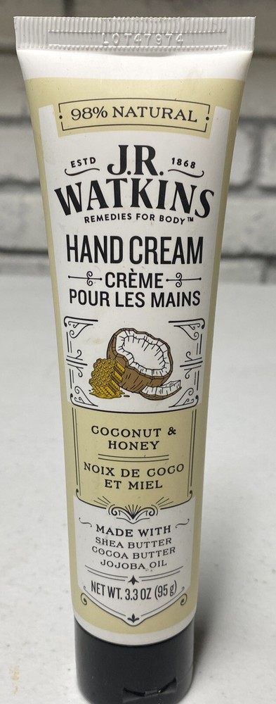 J.R. Watkins Coconut Milk & Honey Shea Butter Hand Cream 3.3 oz | 95 g | 40511ZE