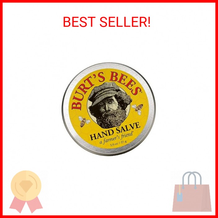 Burt’s Bees 100% Natural Beeswax Hand Salve, 3 Oz (Package May Vary)