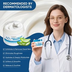 Urea Cream 40% Plus Salicylic Acid 2%, 40% for Feet Maximum Strength