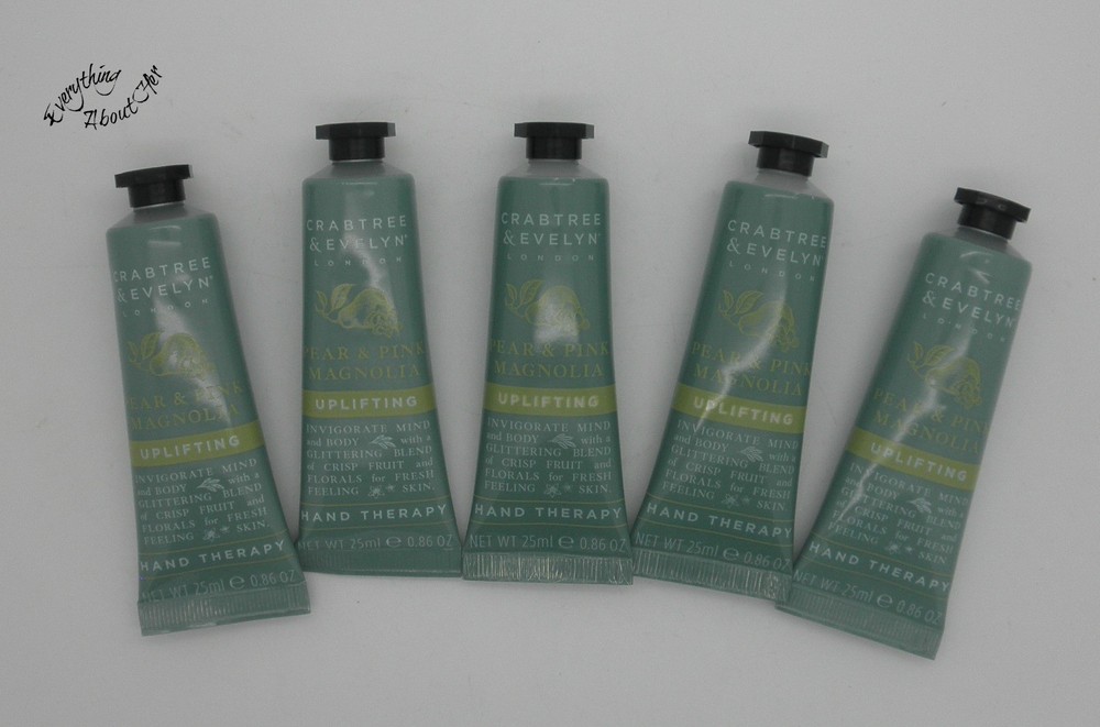 [Lot of 5] Crabtree & Evelyn PEAR & PINK MAGNOLIA Hand Therapy 0.86 oz ORIGINA