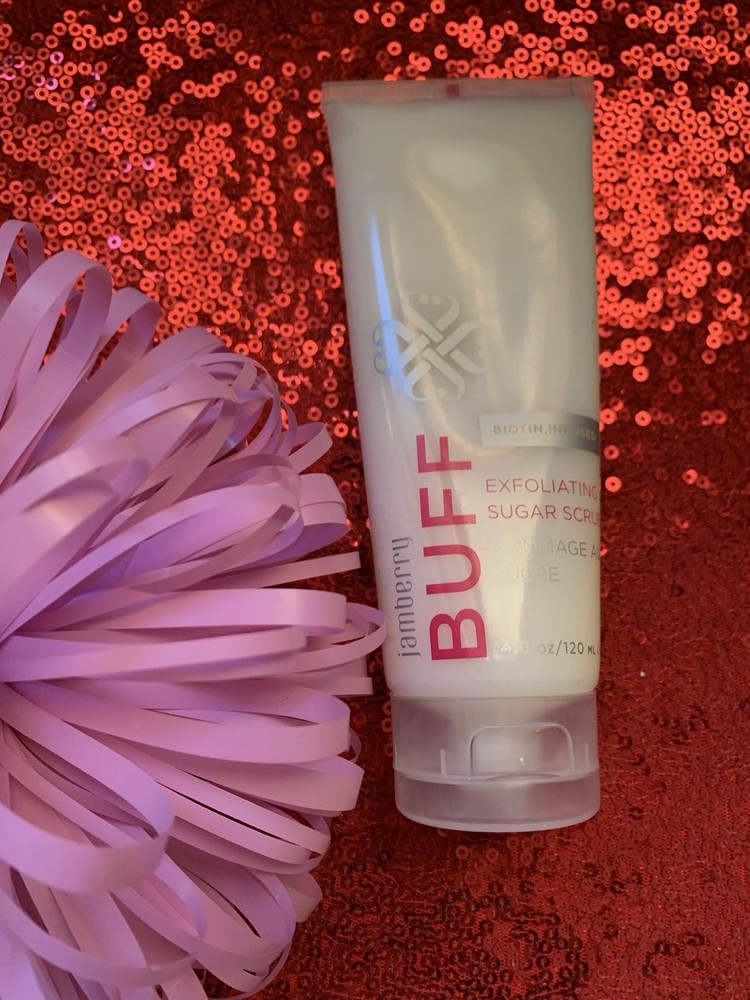Jamberry ⭐️ BUFF Exfoliating Sugar Scrub Biotin Infused 4.0oz Hand Nail Care
