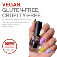 Natural Nail Strengthener & Growth Treatment – Clear Polish for Weak, Damaged Na
