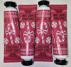Bath & Body Works Christmas Candy Cane Shea Butter Hand Cream 1 oz x 4