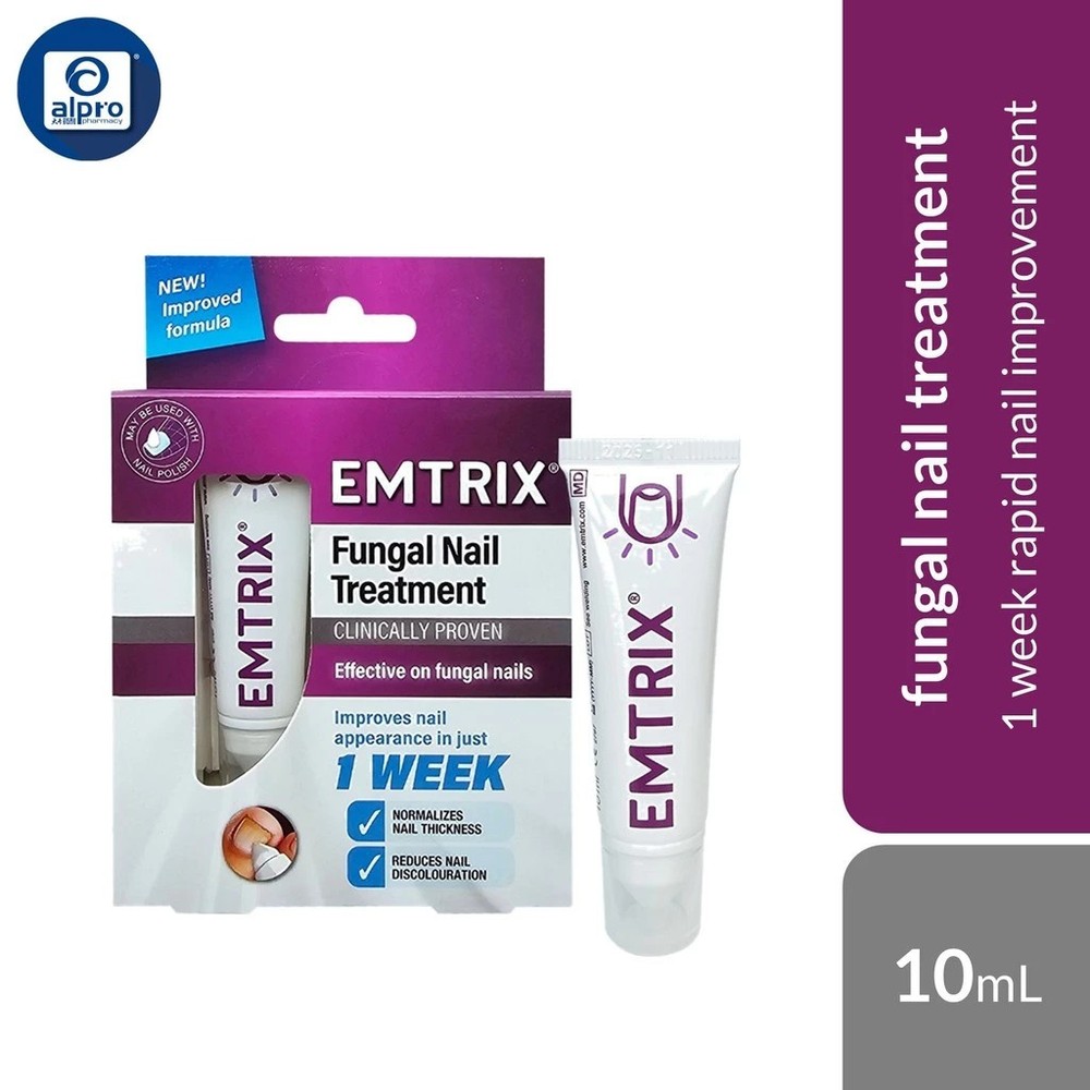 Emtrix Nail Fungus Treatment 10ml X 2Packs Nail Infection Care for Toenails