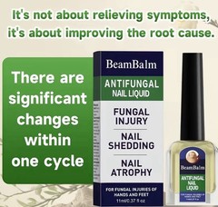 BeamBalm Antifungal Nail Liquid for Hands & Feet, 11 ml / 0.37 fl oz