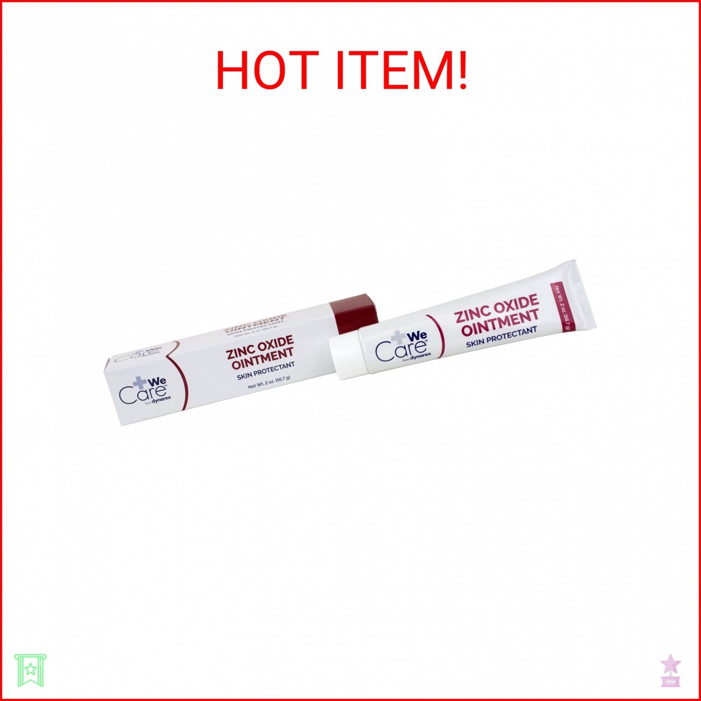 Dynarex Zinc Oxide Ointment Tube, 2 Ounce