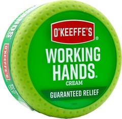 O’Keeffe’s Working Hands Hand Cream for Extremely Dry, Cracked Hands, 3.4 Ounce
