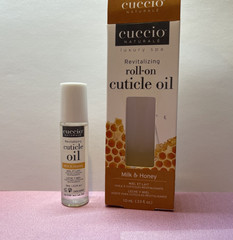 Cuccio Naturale Roll-On Cuticle Oil – Honey & Milk Scent, 10mL Travel NIB