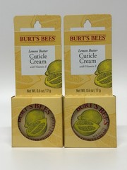 Burt’s Bees Lemon Butter Cuticle Cream Tin .6 Oz Each ( Pack 2 )