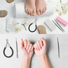 3 Pieces Spring Cuticle Trimmer, Spiral Shear Dead Skin Remover Nipper Easy…