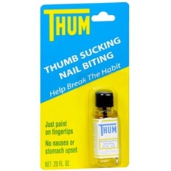 Thum Thumb Sucking Nail Biting Bad Habit Deterrent Fast Relief Liquid 0.20oz