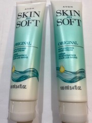 Avon Skin So Soft Replenishing Hand Cream Jojoba Oil-Renewing FULL SIZE Lot of 2