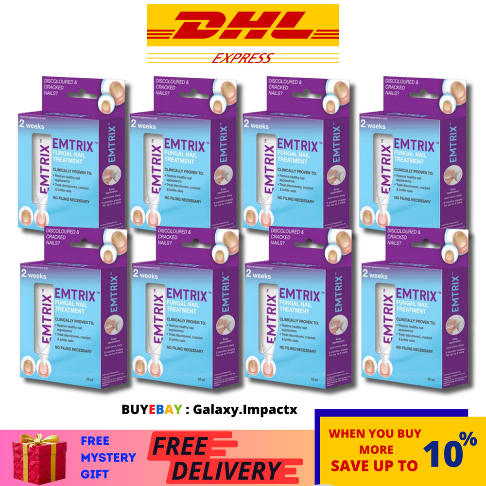 8 X EMTRIX Fungal Nail Treatment 10ml