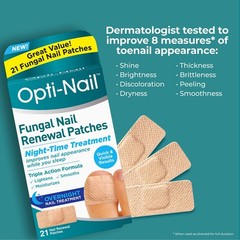 Opti-Nail Fungal Nail Renewal Patches – 21 Patches, 21 Count (Pack of 1)