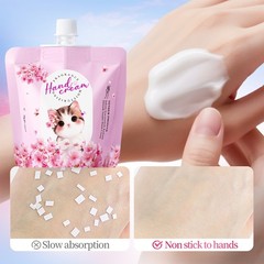 5Pcs Cherry Blossom Hand Cream Fast-Absorbing Hand Lotion Hydrating Non-sticky