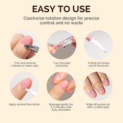 6Pcs Cuticle Oil Pen Set,Nail Moisturizing Cuticle Oil Enriched with Vitamin …