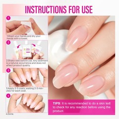 Nail Repair for Women: 8 in 1 Soft Pink 0.51 Fl Oz (Pack of 1),