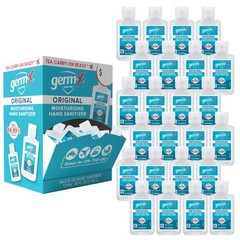 Germ-X Original Hand Sanitizer, 2 Fl oz (Pack of 24), Less Drying…